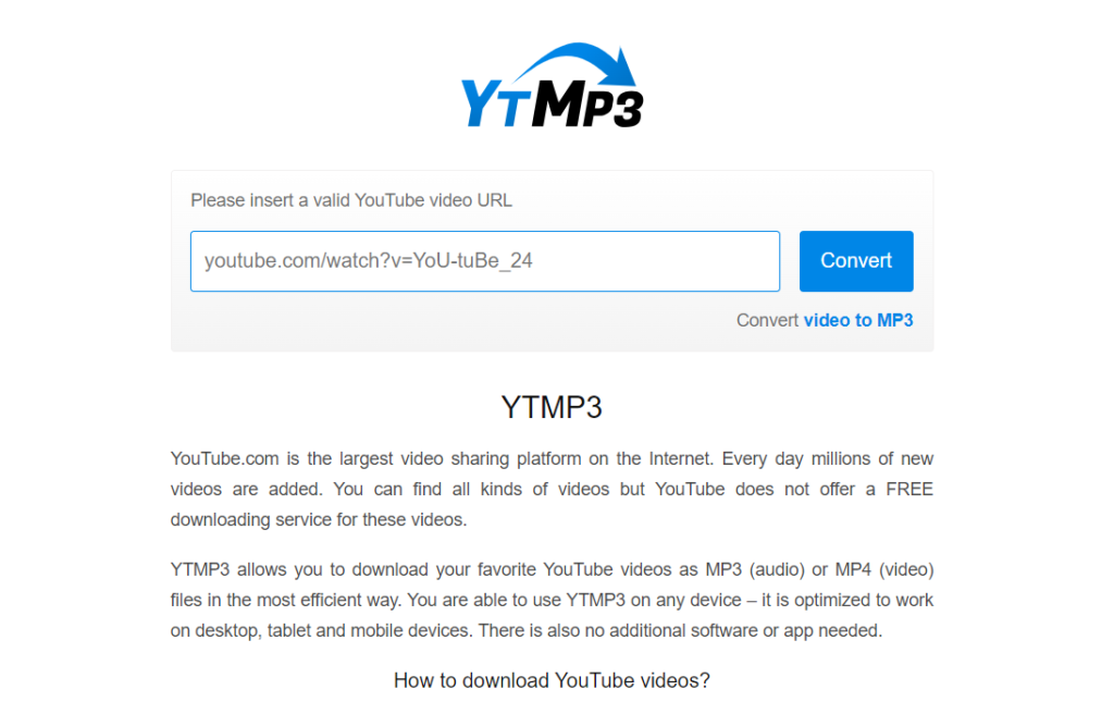 youtube to mp3